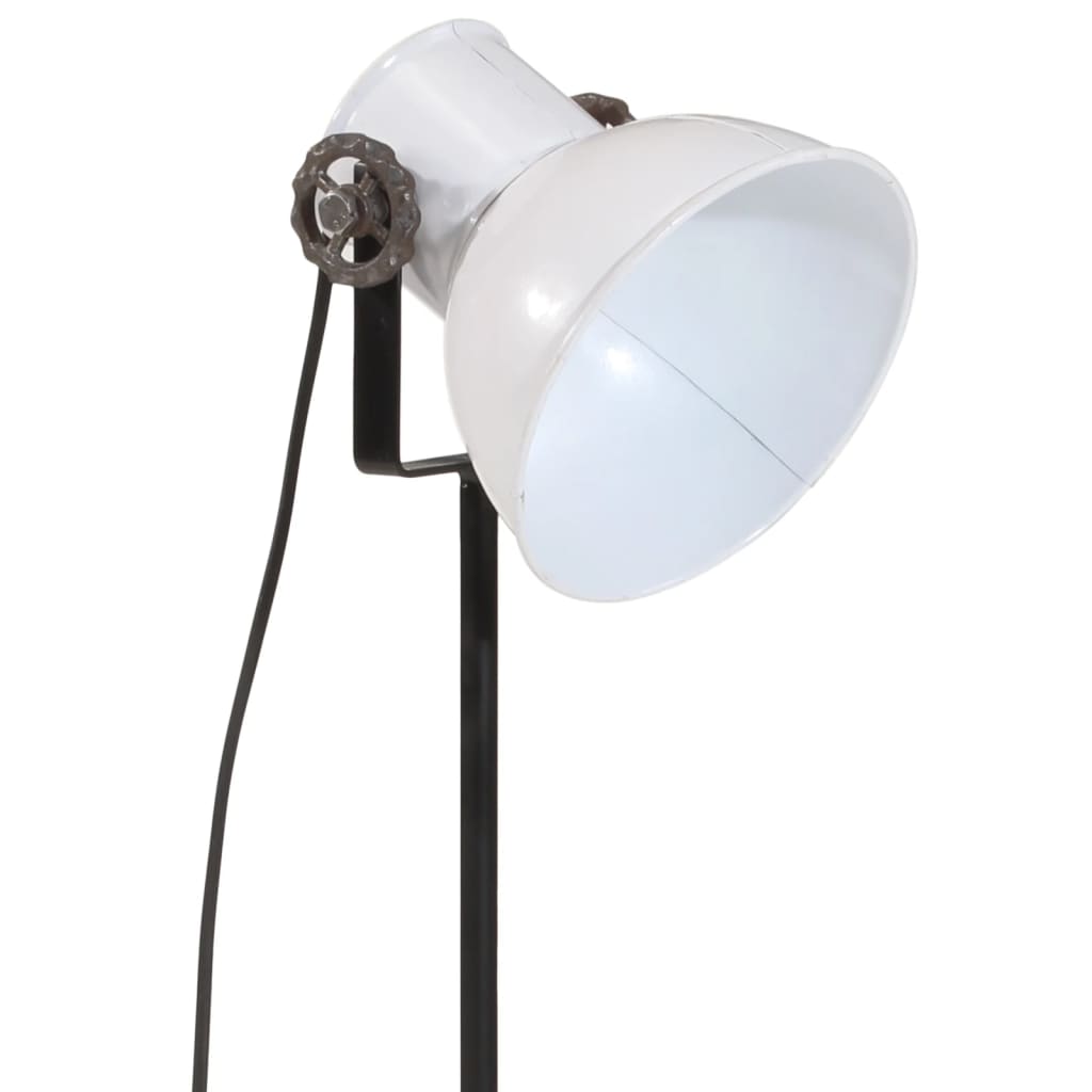 vidaXL Φωτιστικό Δαπέδου 25 W Λευκό 35x35x65/95 εκ. Ε27