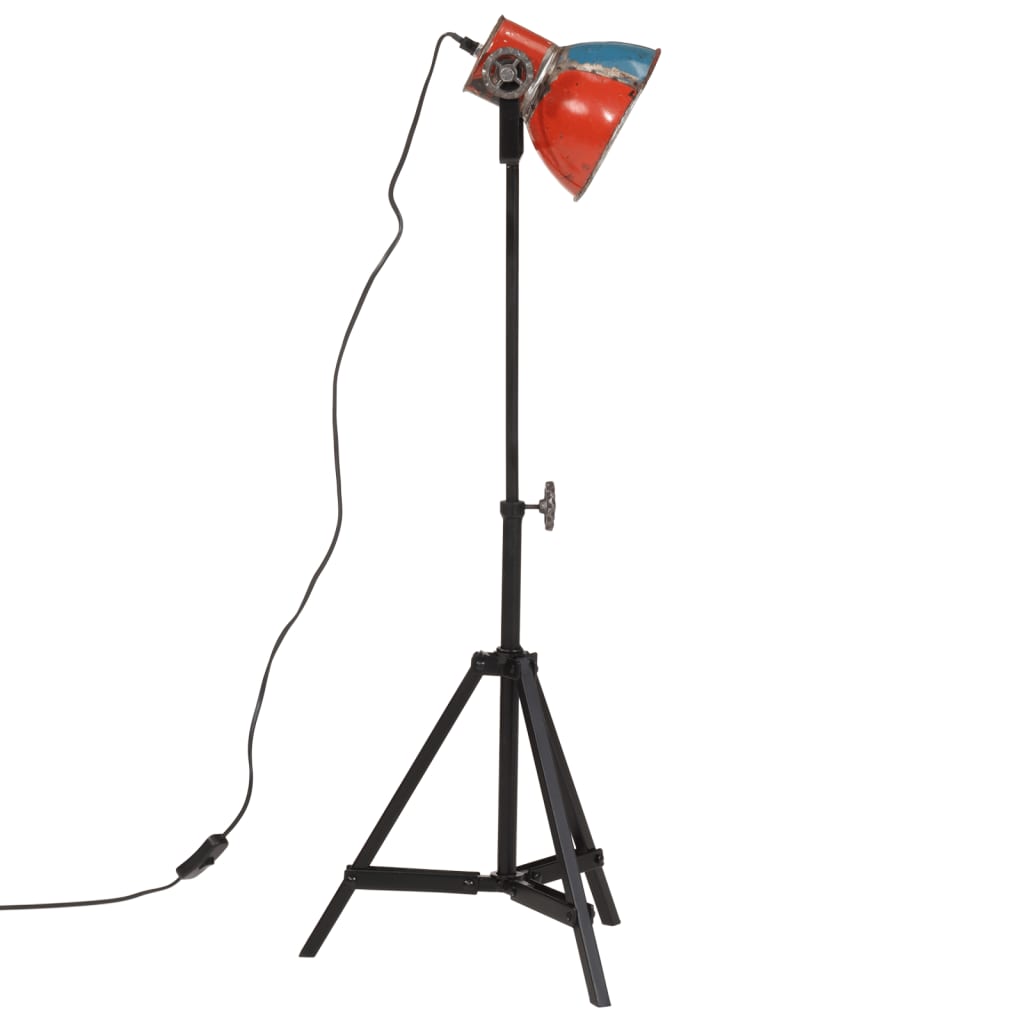 vidaXL Φωτιστικό Δαπέδου 25 W Πολύχρωμο 35x35x65/95 εκ. Ε27