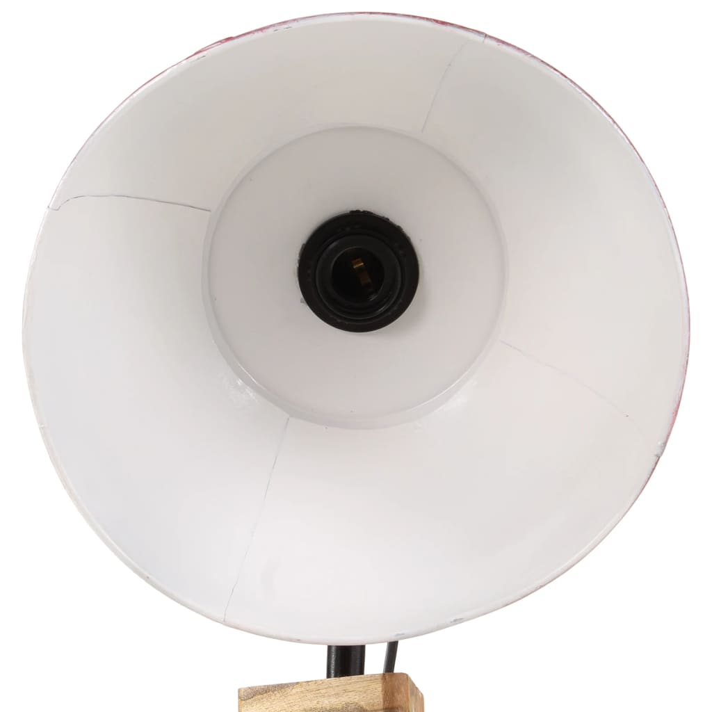 vidaXL Φωτιστικό Δαπέδου 25 W Αντικέ Κόκκινο 45x45x120 εκ. Ε27