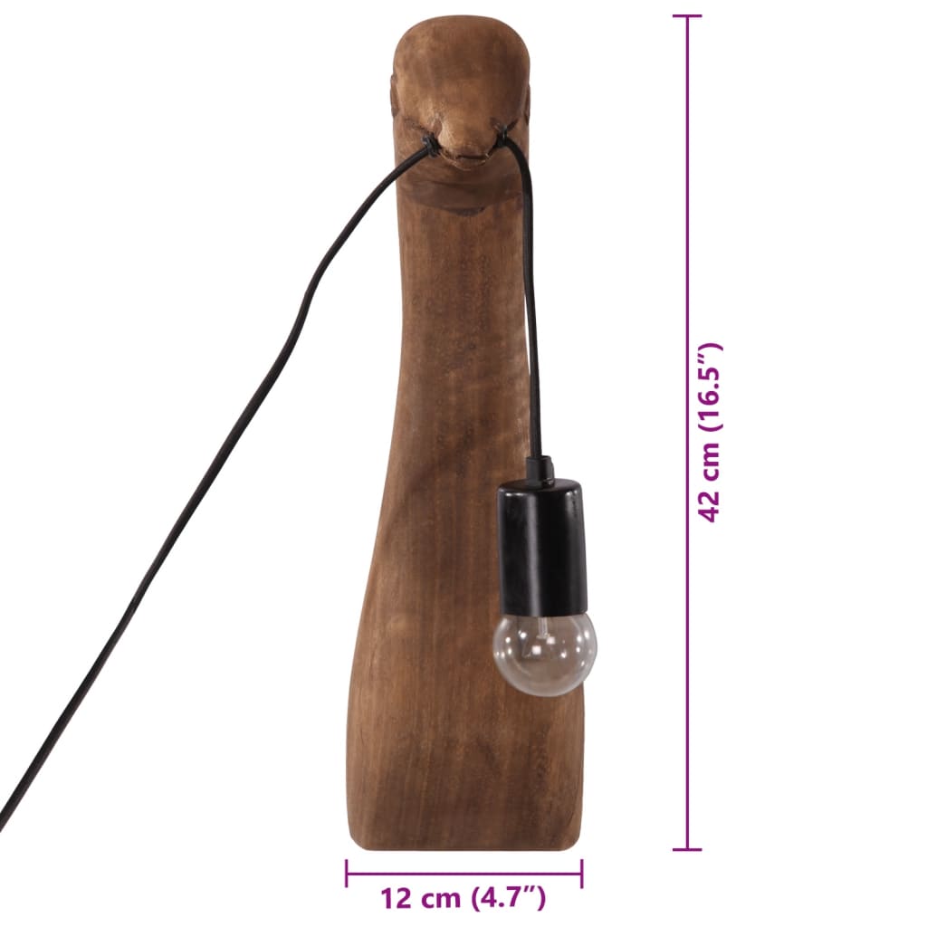 vidaXL Φωτιστικό Τοίχου σε Σχήμα Ζώου 25 W 12x12x42 εκ. Ε27