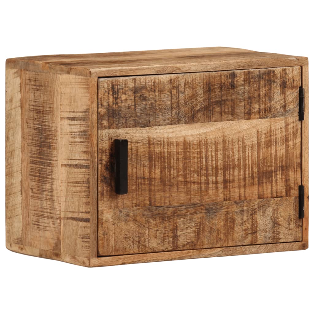 vidaXL Κομοδίνο Επιτοίχιο με Αποθ. Χώρο 40x30x25 εκ. Μασίφ Ξύλο Μάνγκο