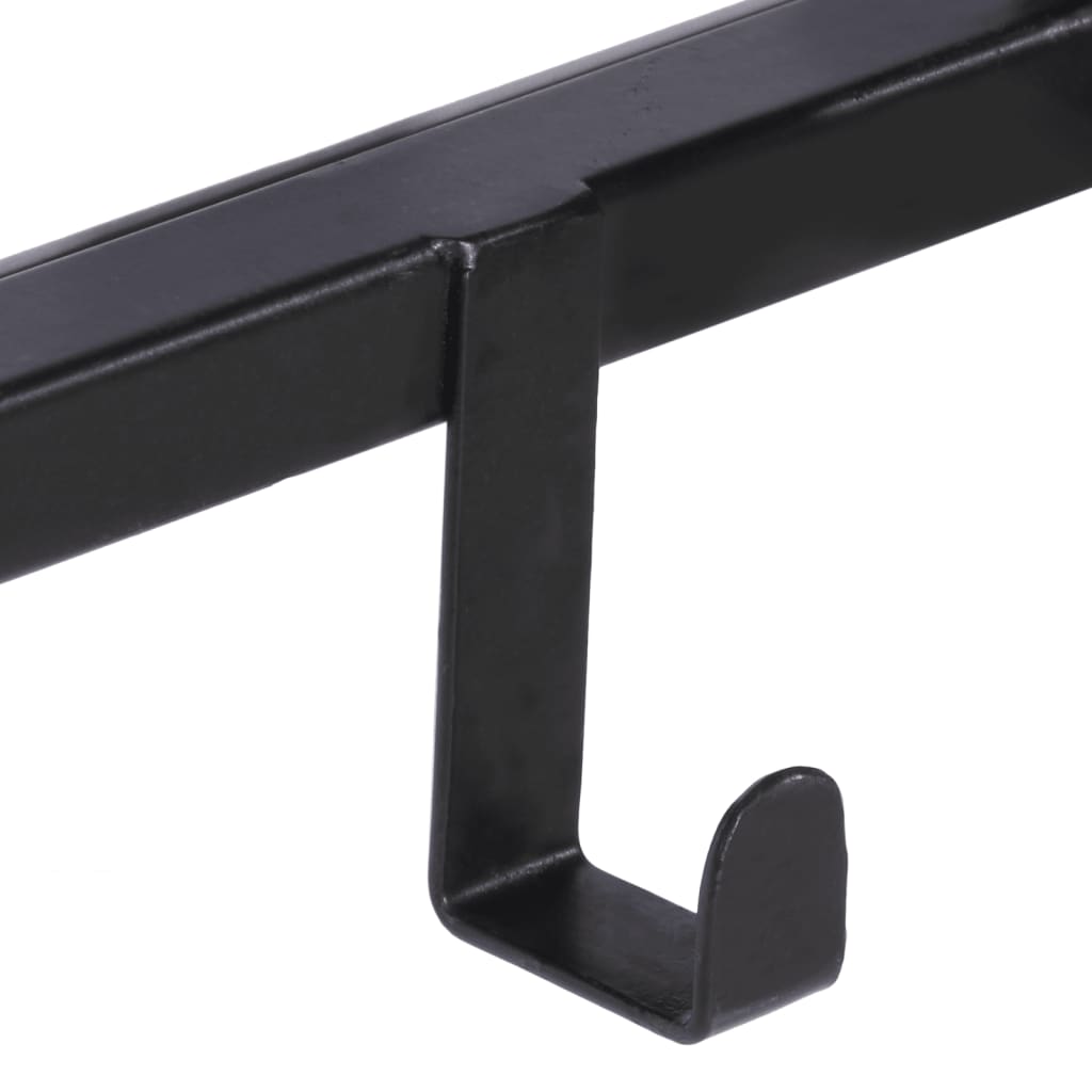 vidaXL Κρεμάστρα Ρούχων 87x10x27 εκ. Μασίφ Ακατέργαστο Ξύλο Μάνγκο