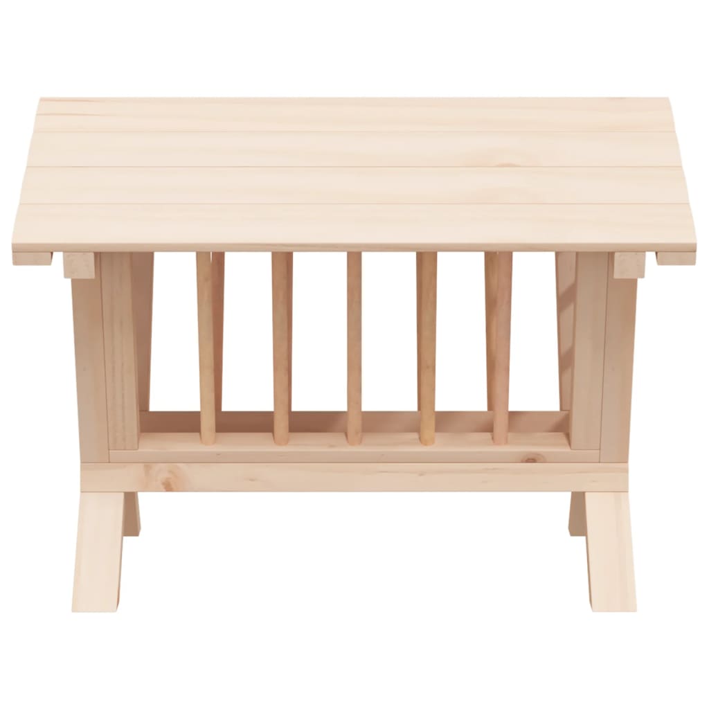 vidaXL Ταΐστρα Κουνελιών 44 x 33 x 33 εκ. από Μασίφ Ξύλο Ελάτης