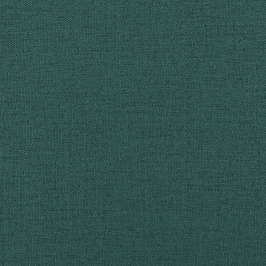vidaXL Πολυθρόνα Μασάζ με Ανακλινόμενη Πόρτα από Ύφασμα σε Σκούρο Πράσινο Χρώμα