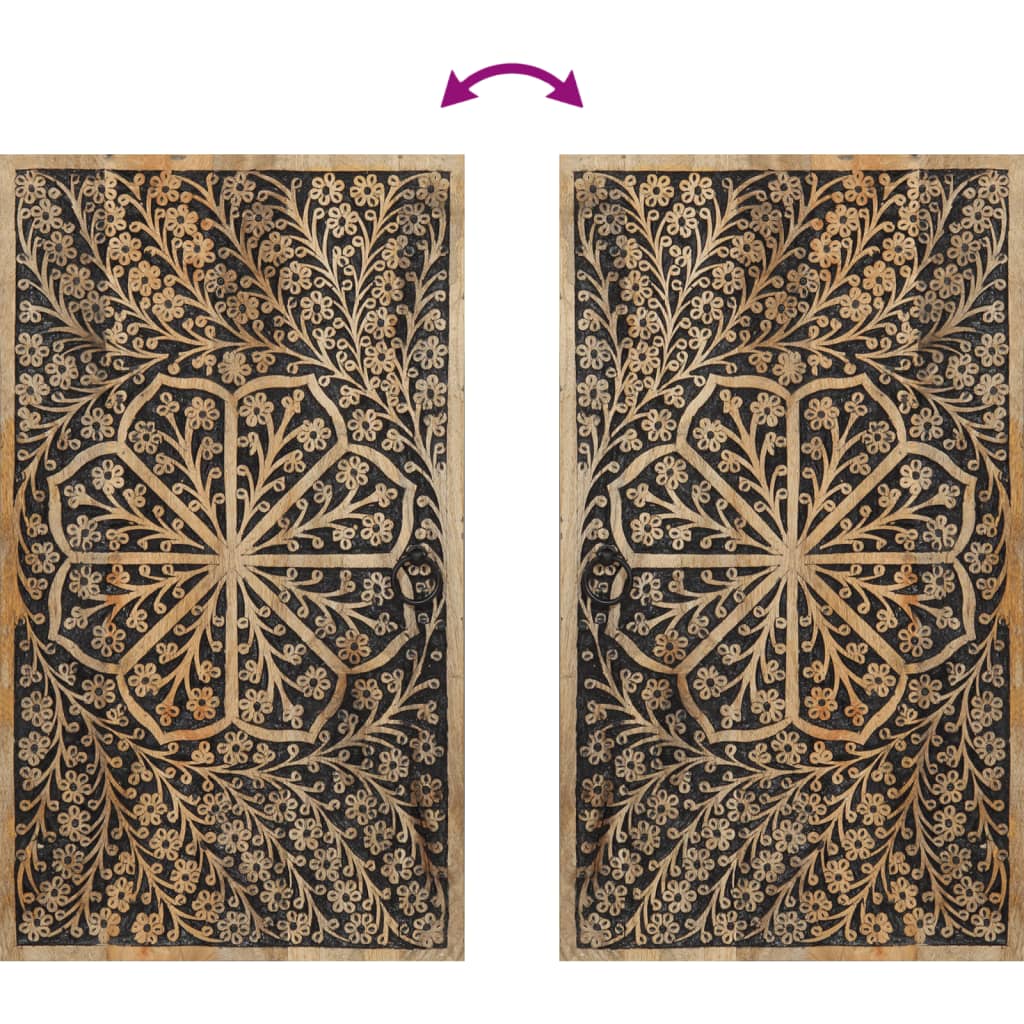 vidaXL Έπιπλα Μπάνιου Σετ 3 Τεμαχίων από Μασίφ Ξύλο Μάνγκο