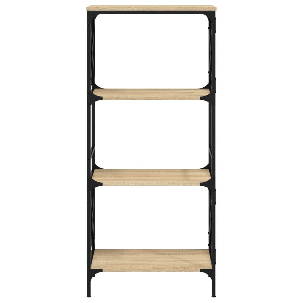 vidaXL Βιβλιοθήκη 4 Επιπέδων Sonoma Δρυς 59x35x132 εκ. Επεξεργ. Ξύλο