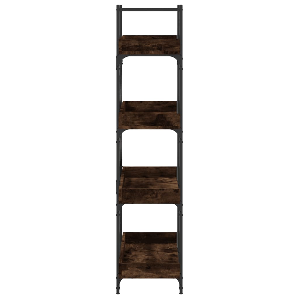 vidaXL Βιβλιοθήκη 4 Επιπέδων Καπν. Δρυς 100x33x145,5 εκ. Επεξεργ. Ξύλο