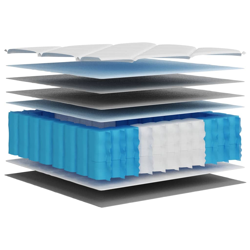 vidaXL Στρώμα με Pocket Springs Μεσαία Σκληρότητα 100x200 εκ.