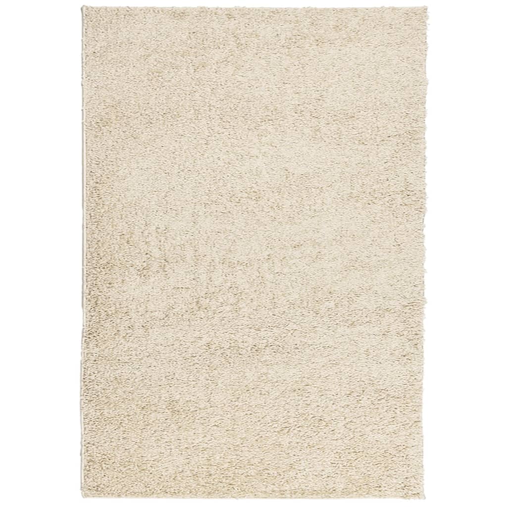 vidaXL Χαλί Shaggy PAMPLONA με Ψηλό Πέλος Μοντέρνο Χρυσό 120x170 εκ.