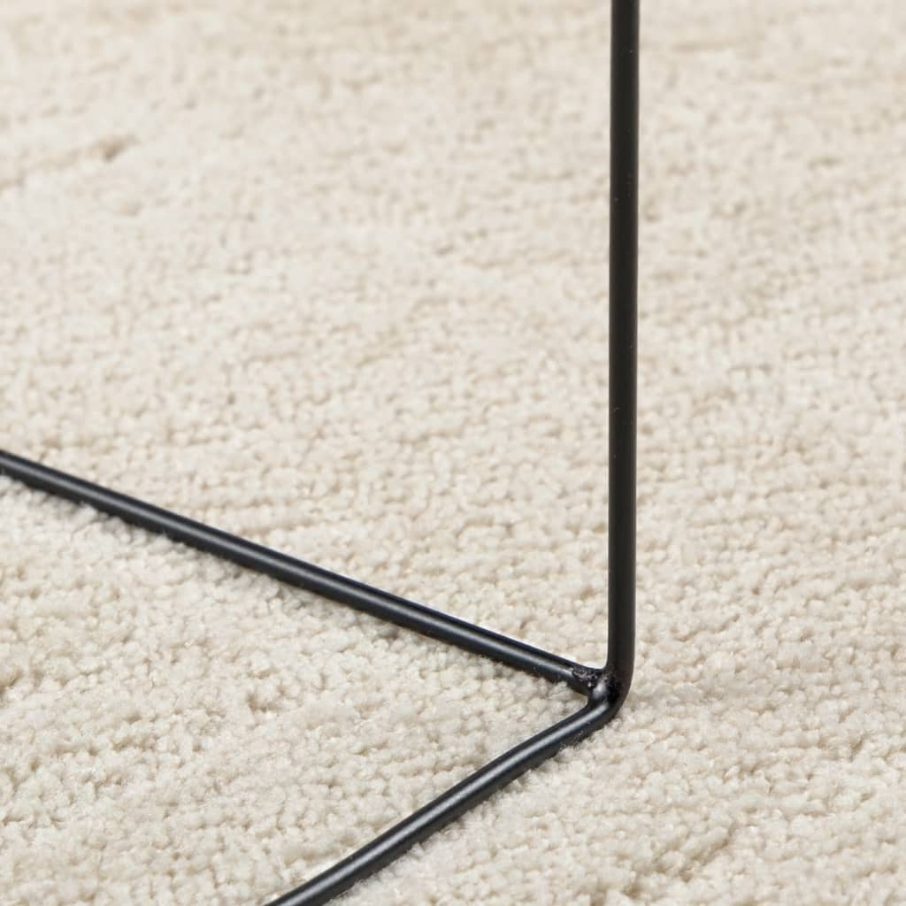 vidaXL Χαλί OVIEDO με Κοντό Πέλος Μπεζ 120 x 120 εκ.