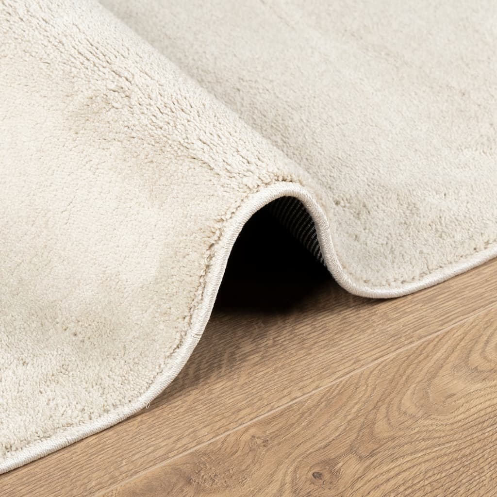 vidaXL Χαλί OVIEDO με Κοντό Πέλος Μπεζ 240 x 240 εκ.