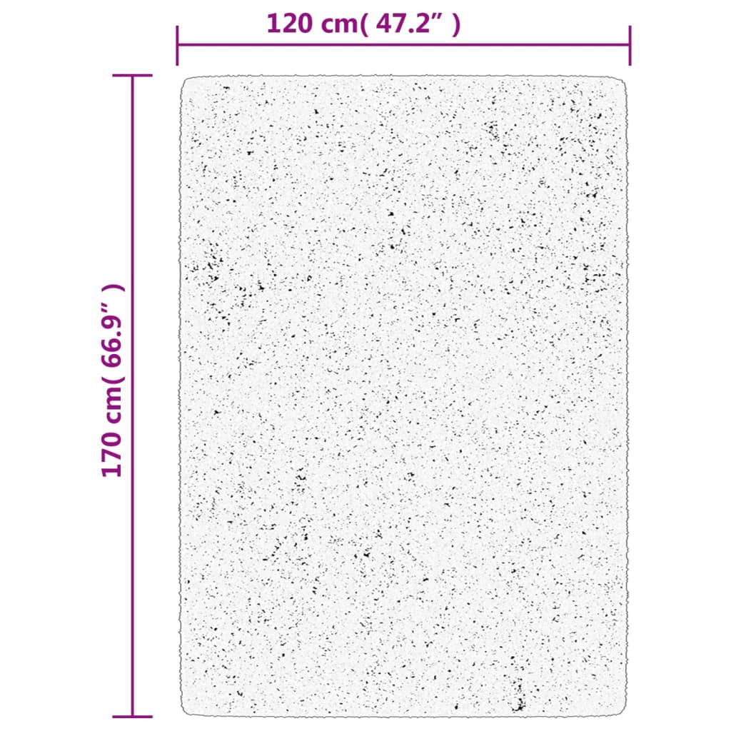 vidaXL Χαλί OVIEDO με Κοντό Πέλος Πράσινο 120 x 170 εκ.