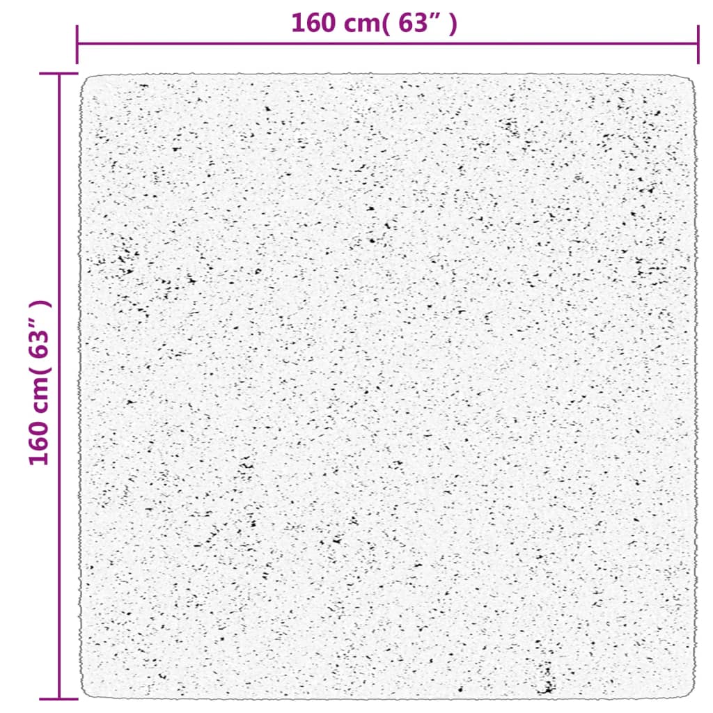 vidaXL Χαλί OVIEDO με Κοντό Πέλος Πράσινο 160 x 160 εκ.