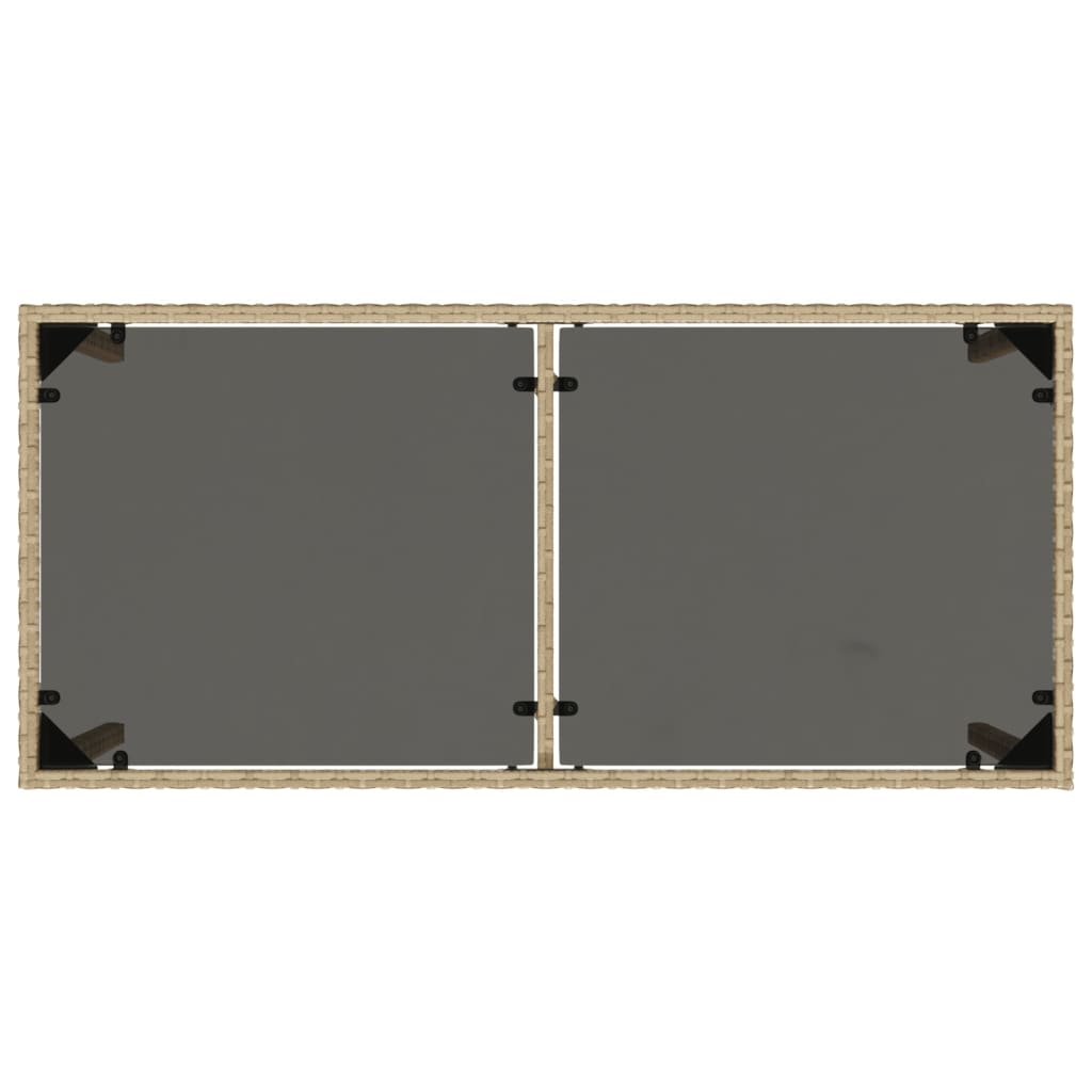 vidaXL Σετ Τραπεζαρίας Κήπου 5 τεμ. Μικτό Μπεζ Συνθ. Ρατάν & Μαξιλάρια