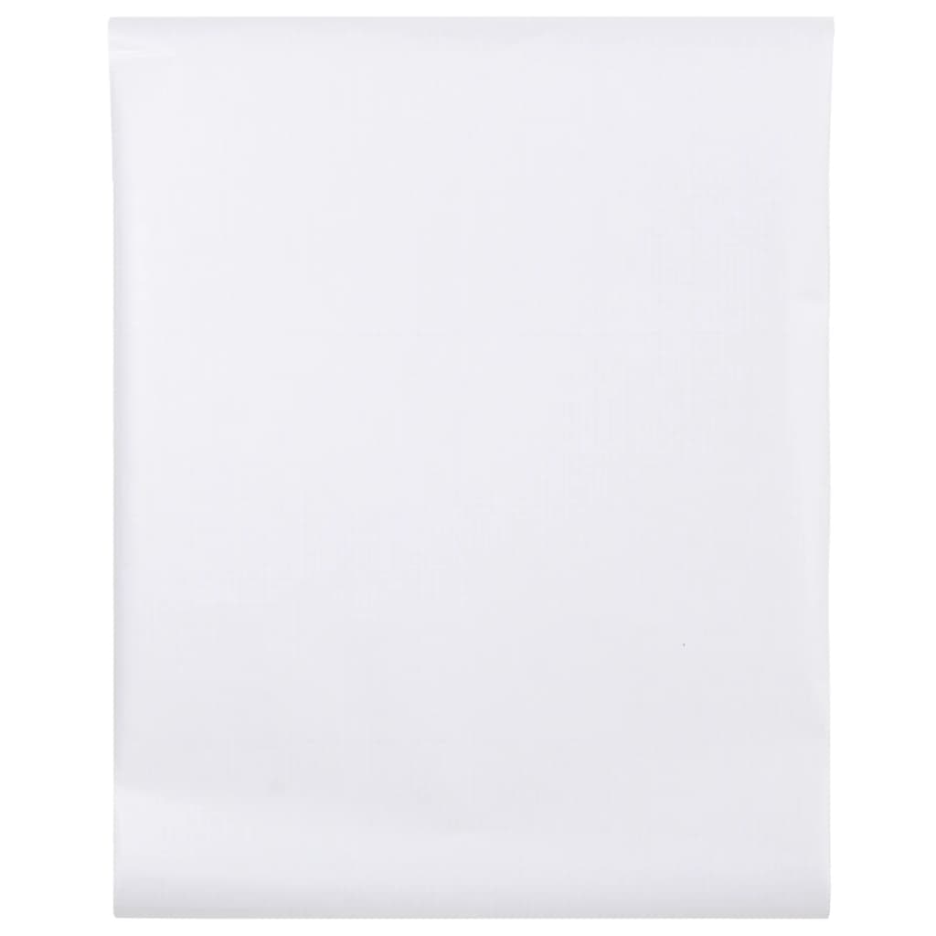 vidaXL Μεμβράνη Παραθύρου Ματ Λευκό 45x500 εκ. PVC