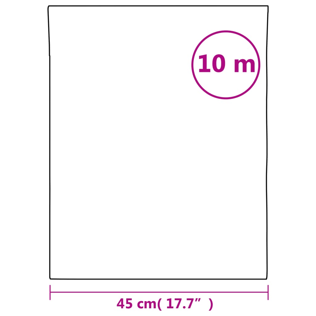 vidaXL Μεμβράνη Παραθύρου Ματ Λευκό 45x1000 εκ. από PVC