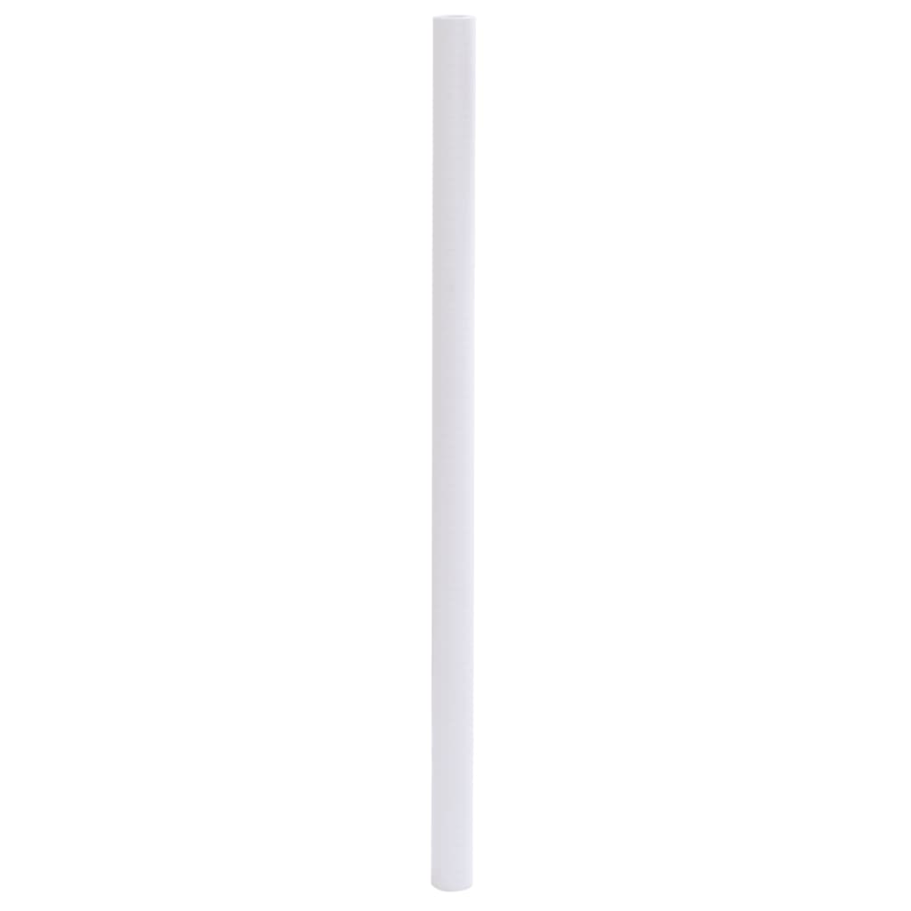 vidaXL Μεμβράνη Παραθύρου Ματ Λευκό 60x500 εκ. PVC