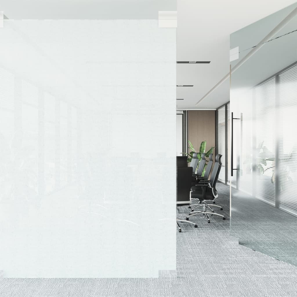 vidaXL Μεμβράνη Παραθύρου Ματ Λευκό 60x2000 εκ. PVC