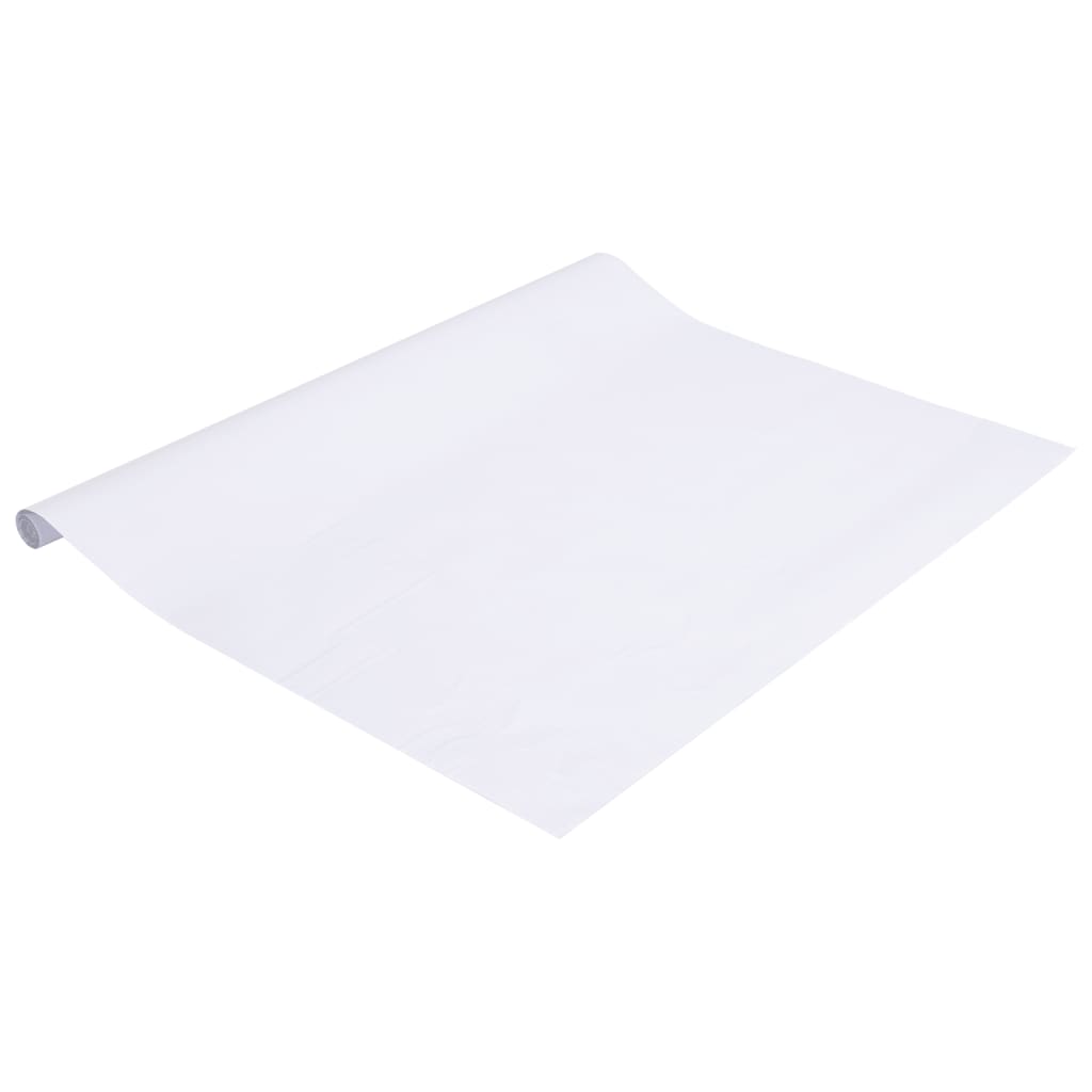 vidaXL Μεμβράνη Παραθύρου Ματ Λευκό 60x2000 εκ. PVC