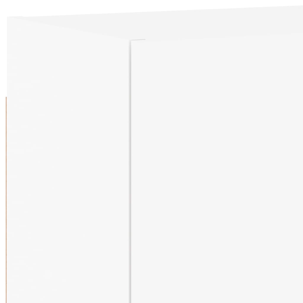 vidaXL Έπιπλο Τοίχου Τηλεόρασης Λευκό 40,5x30x40 εκ. από Επεξ. Ξύλο