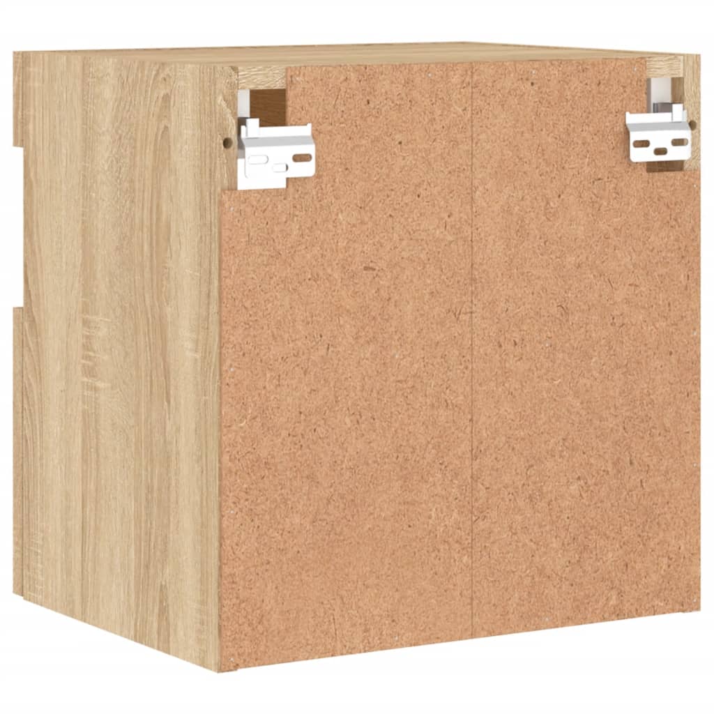vidaXL Έπιπλο Τοίχου Τηλεόρασης με LED Sonoma Δρυς 40x30x40 εκ.