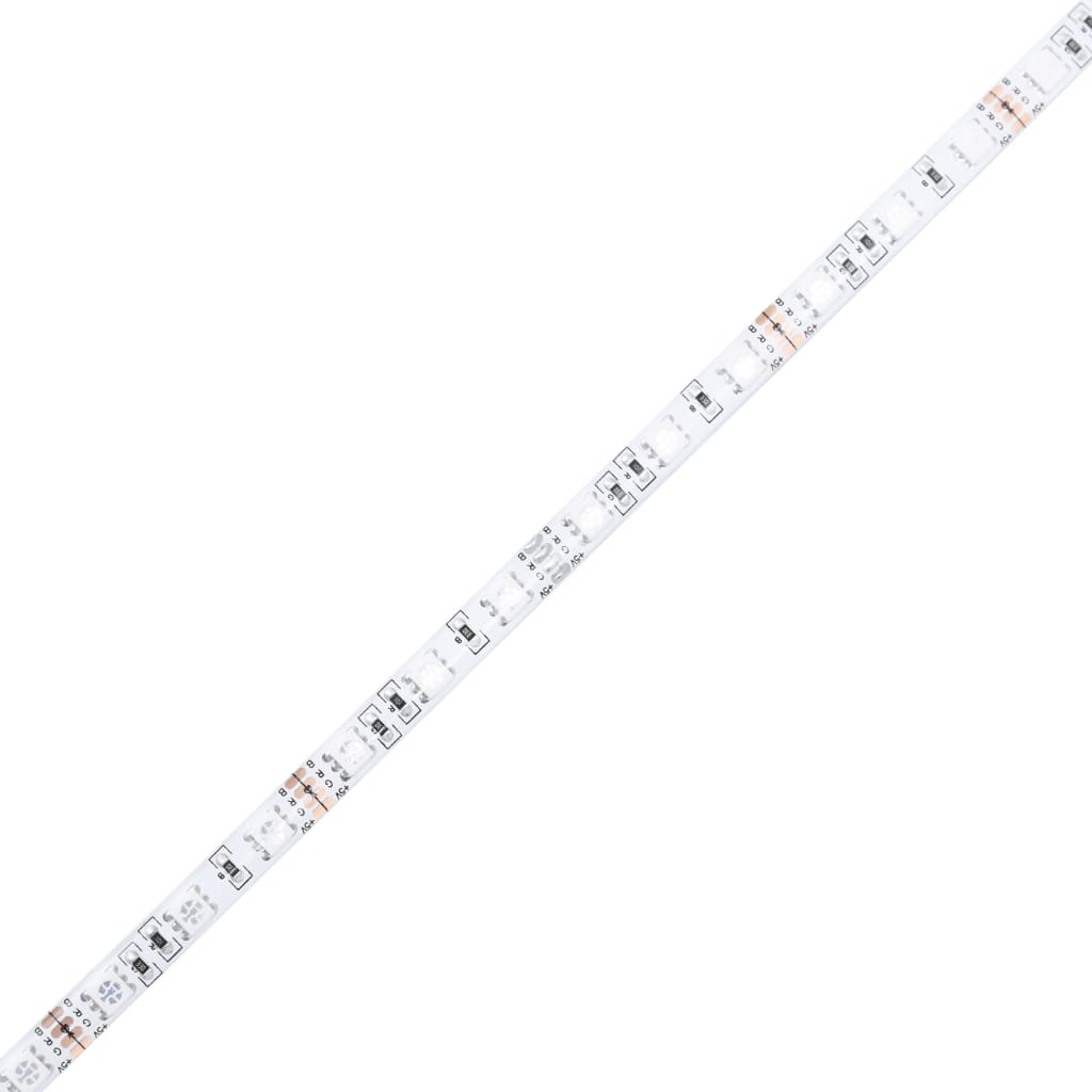 vidaXL Κεφαλάρι Κρεβατιού με LED Sonoma Δρυς 140x18,5x103,5 εκ