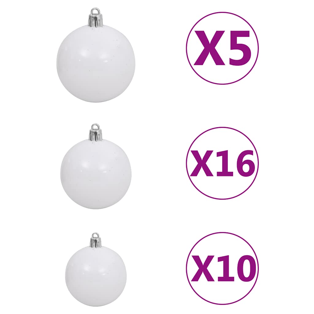 vidaXL Χριστουγεν. Δέντρο Τεχνητό Αρθρωτό με 300 LED & Μπάλες 270 εκ.