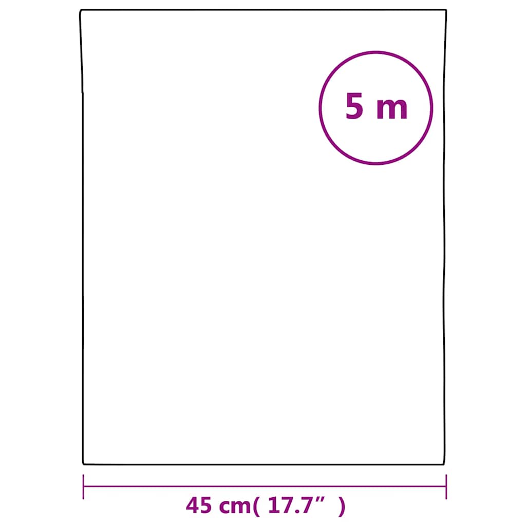 vidaXL Μεμβράνη Παραθύρου Αντιστ. Αμμοβ. Γκρι 45x500 εκ PVC