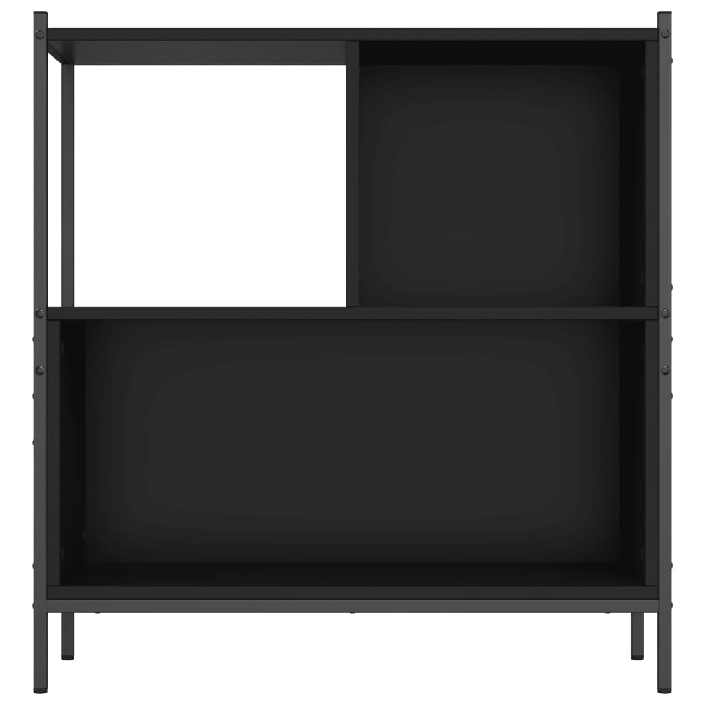 vidaXL Βιβλιοθήκη Μαύρη 72 x 28 x 77,5 εκ. από Επεξεργασμένο Ξύλο