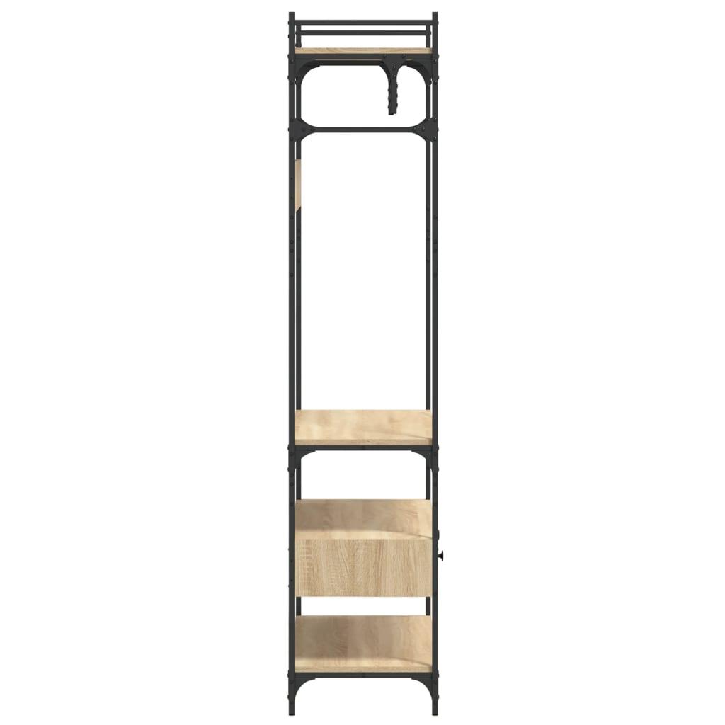 vidaXL Ντουλάπα με Συρτάρια Sonoma Δρυς 89x39x184,5 εκ. Επεξ. Ξύλο