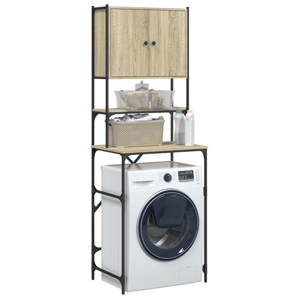 vidaXL Ντουλάπι Πλυντηρίου Sonoma Δρυς 68x48,5x194 εκ.