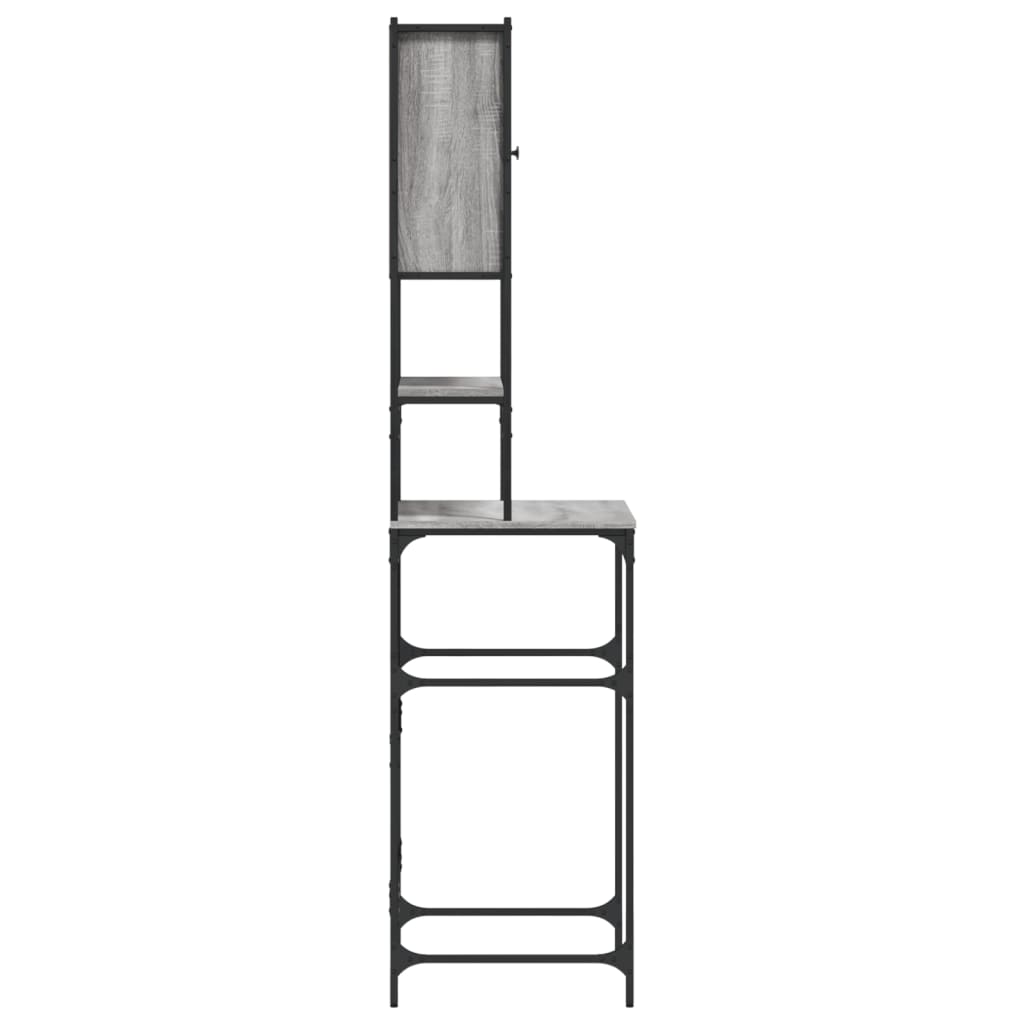 vidaXL Ντουλάπι Πλυντηρίου Γκρι Sonoma 68x48,5x194 εκ.
