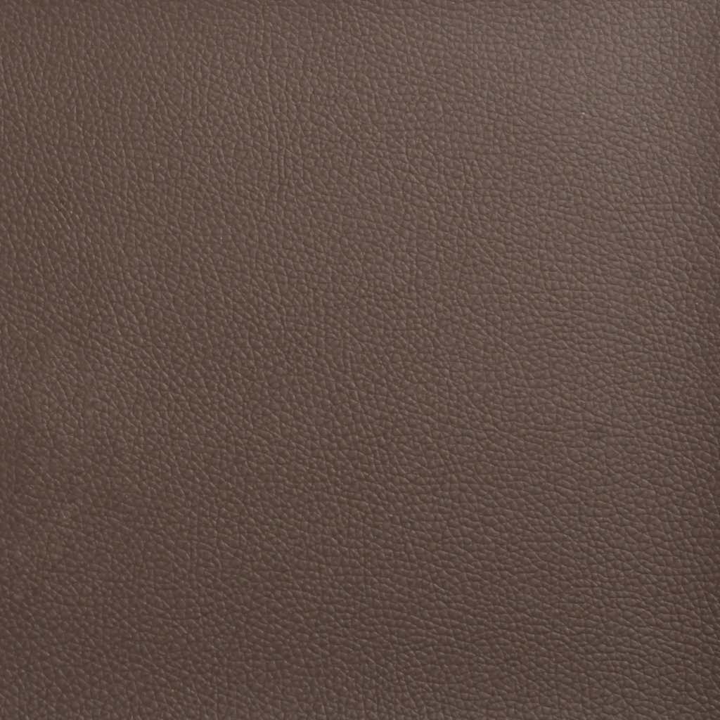 vidaXL Πλαίσιο κρεβατιού χωρίς Στρώμα Hvar Καφέ 100x200 εκ. Συνθετικό Δέρμα