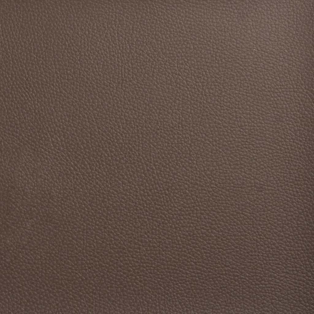 vidaXL Σκελετός Κρεβατιού Viana Χωρίς Στρώμα Καφέ 140x190 εκ. Συνθετικό Δέρμα
