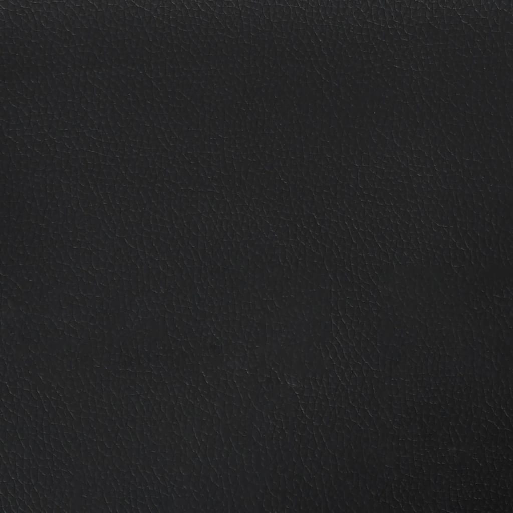 vidaXL Κρεβάτι με Στρώμα Zadar Λευκό και Μαύρο 80 x 200 εκ. Συνθετικό Δέρμα