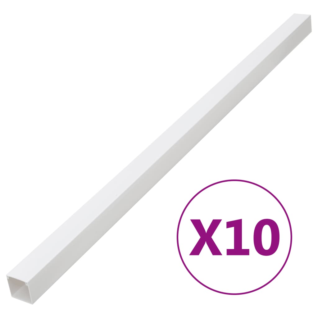 vidaXL Κανάλι Καλωδίων 150 x 50 χιλ. 10 μ. από PVC