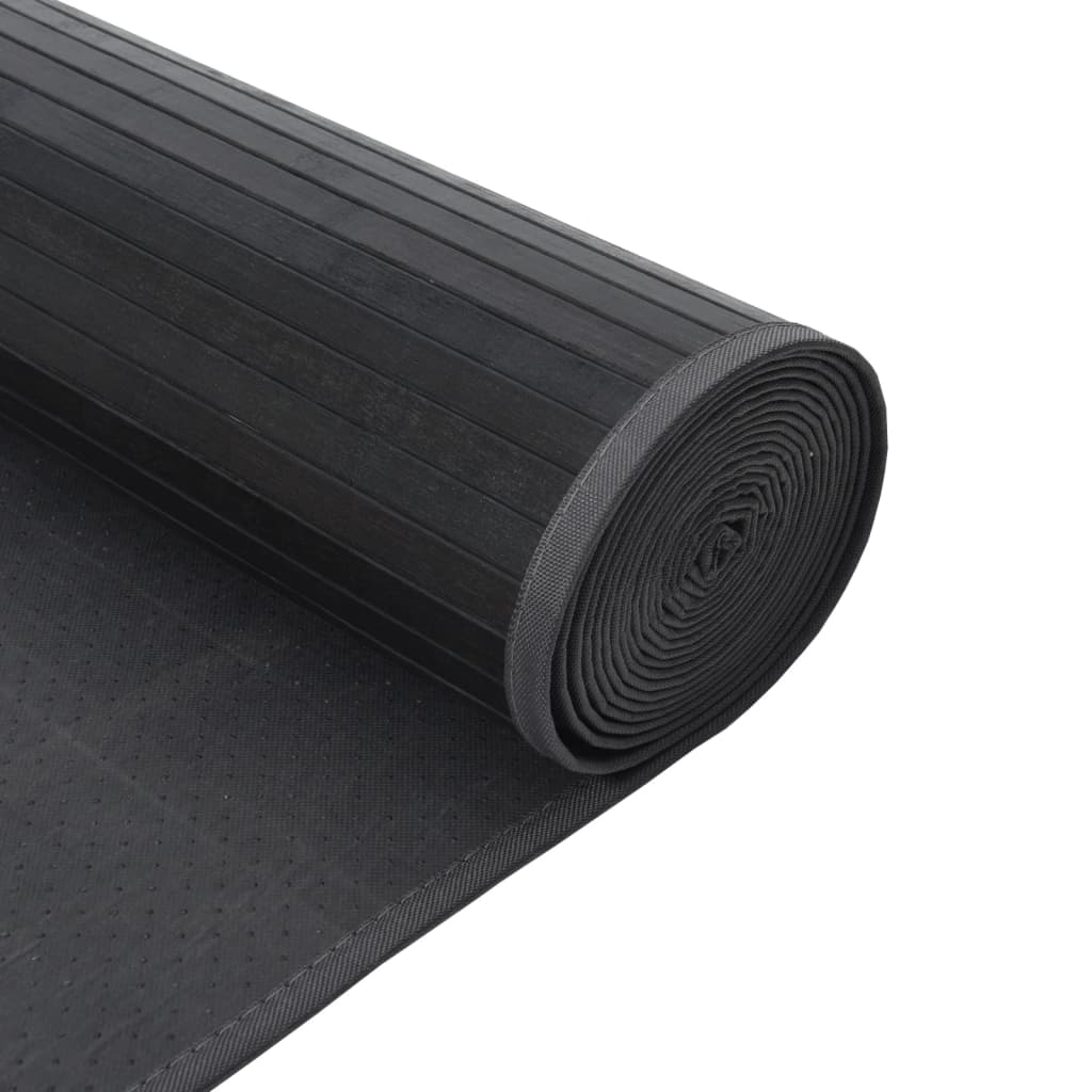 vidaXL Χαλί Ορθογώνιο Γκρι 60 x 500 εκ. Μπαμπού