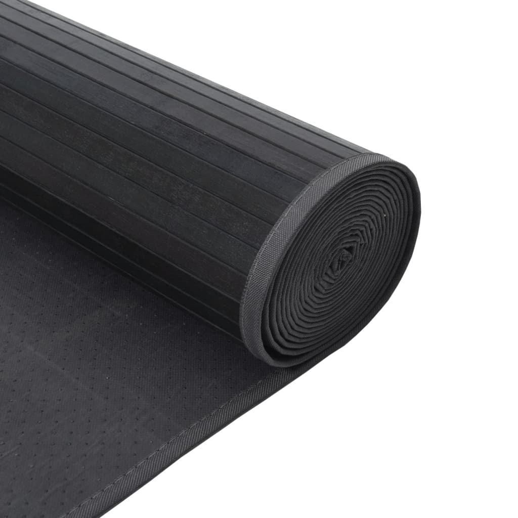 vidaXL Χαλί Ορθογώνιο Γκρι 70 x 400 εκ. Μπαμπού