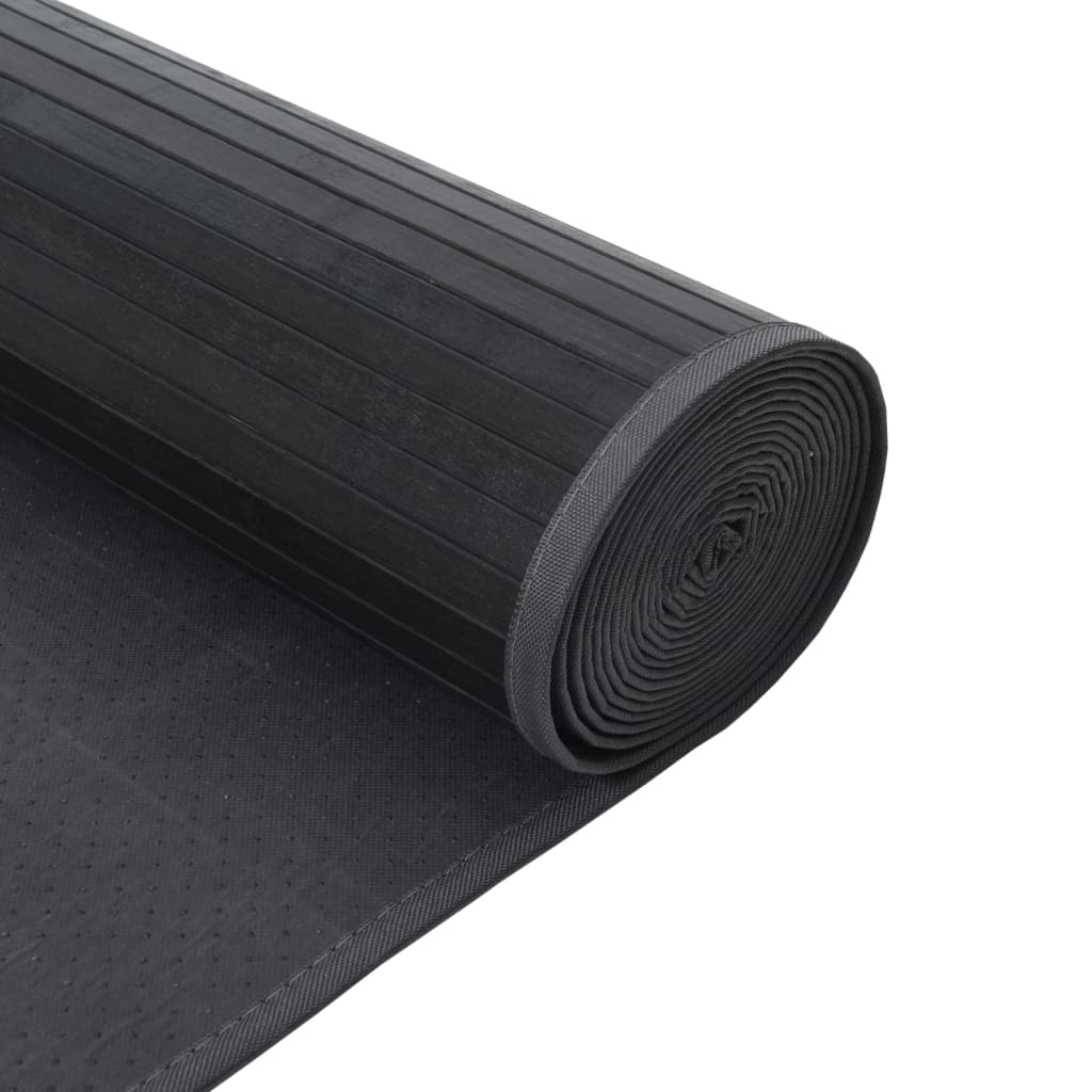 vidaXL Χαλί Ορθογώνιο Γκρι 100 x 300 εκ. Μπαμπού