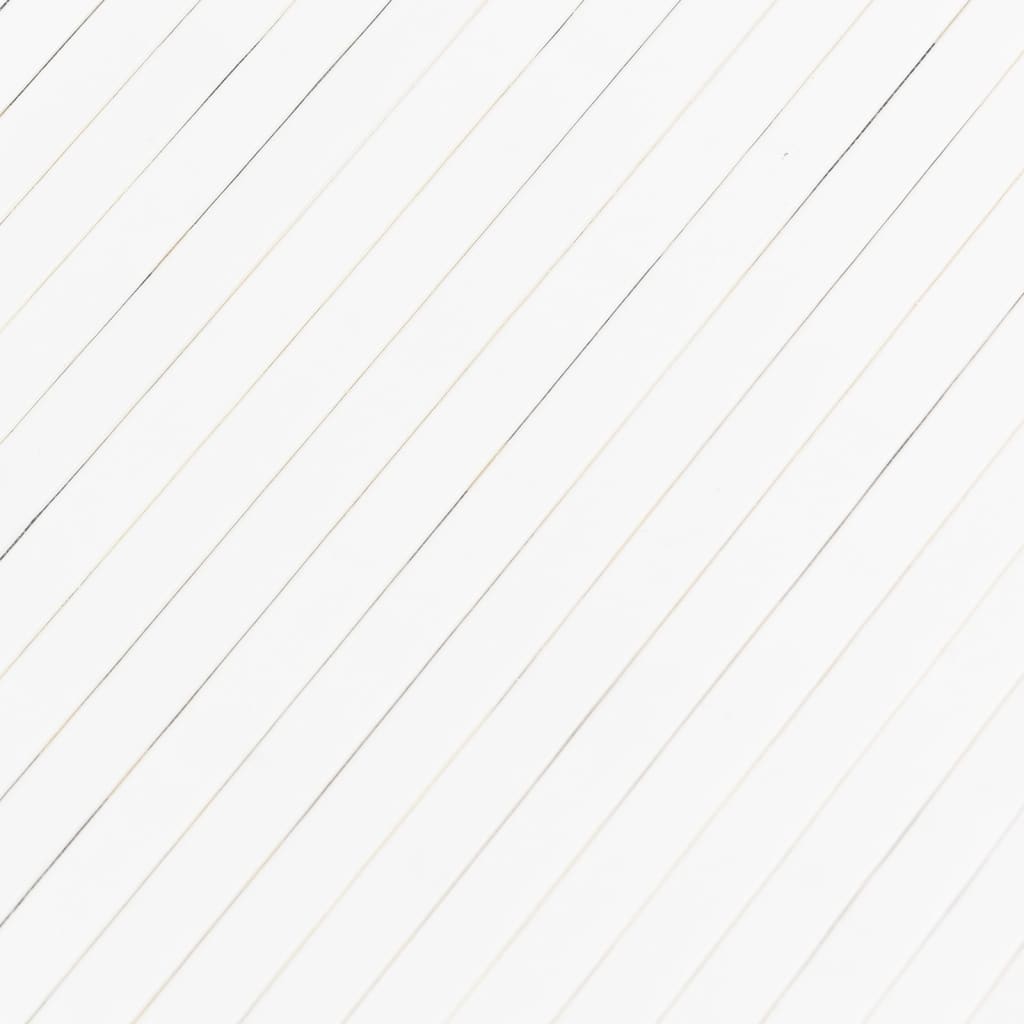 vidaXL Διαχωριστικό Δωματίου Λευκό 165 x 800 εκ. από Μπαμπού