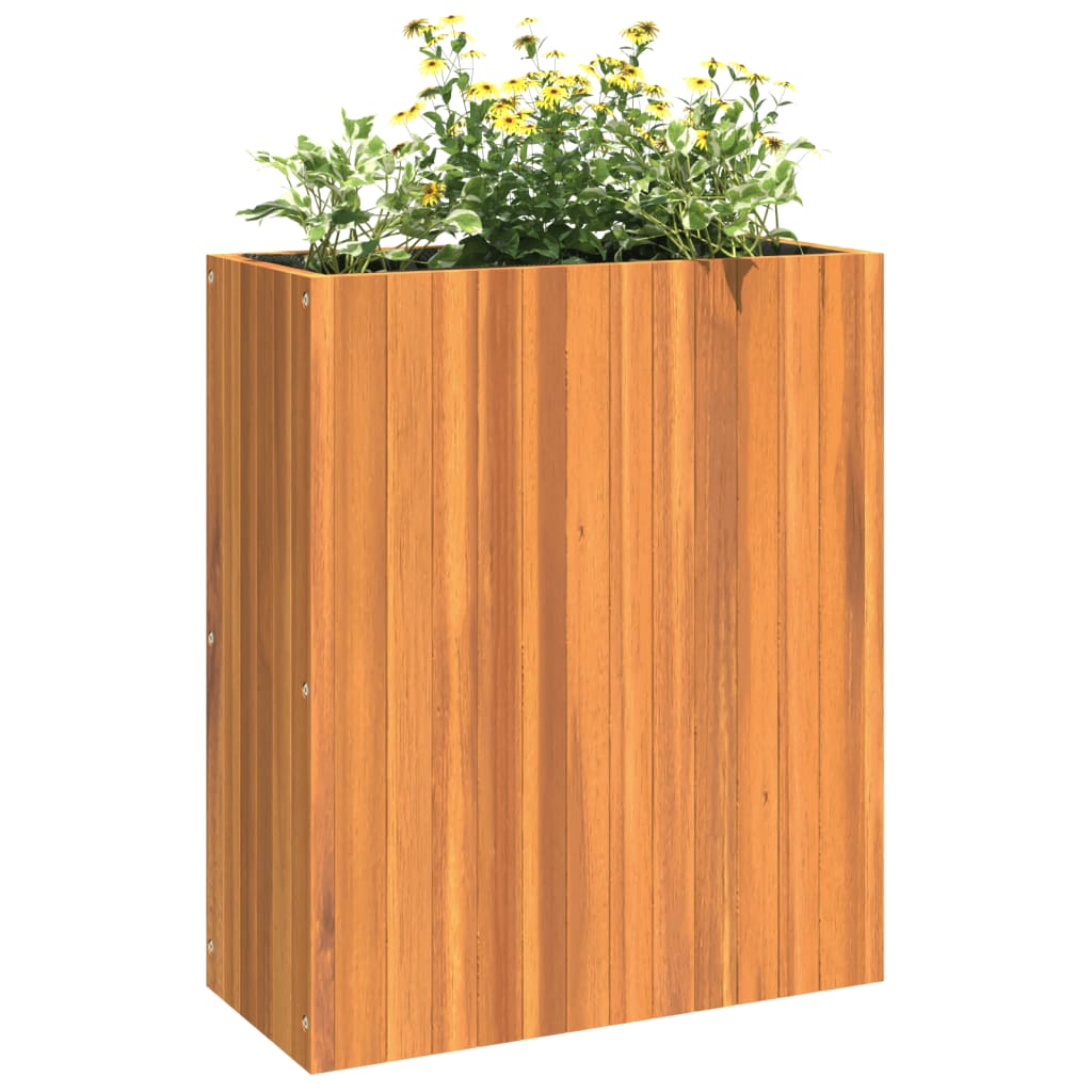vidaXL Ζαρντινιέρα Κήπου 59 x 27,5 x 70 εκ. από Μασίφ Ξύλο Ακακίας