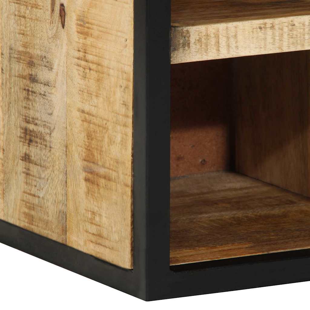 vidaXL Ντουλάπα Παπουτσιών Καφέ 50 x 30 x 110 εκ Μασίφ ξύλο μάνγκο