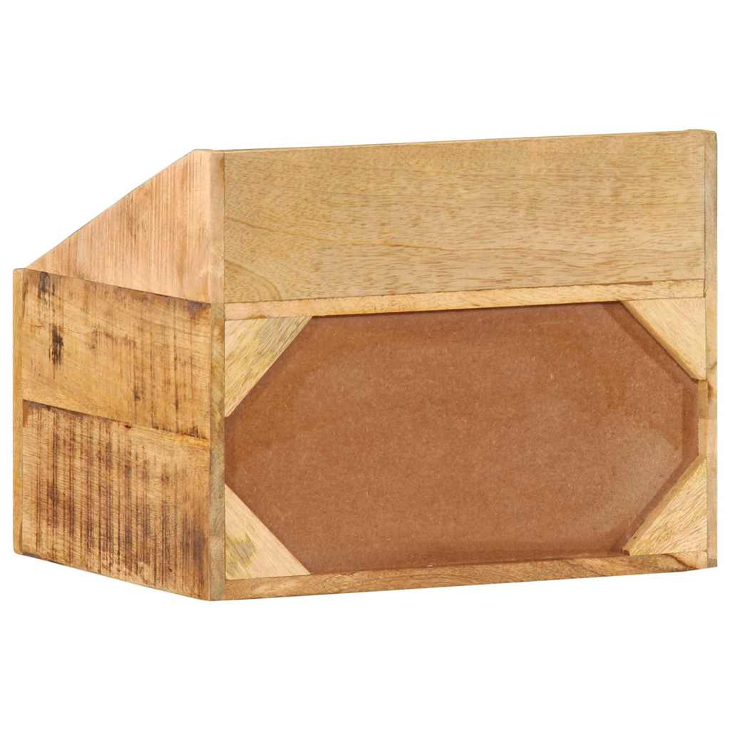 vidaXL Κομοδίνο 40x30x30 εκ. Μασίφ Ξύλο Ρουστίκ Μάνγκο