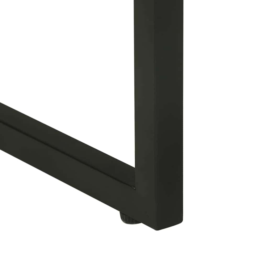 vidaXL Κομοδίνο Καφέ 40 x 35 x 50 εκ. Μασίφ ξύλο ακακίας και μέταλλο