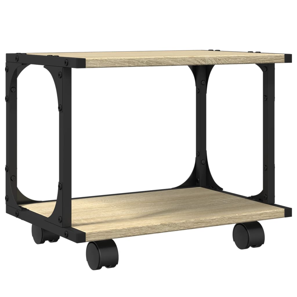 vidaXL Βάση Εκτυπωτή 2 Επιπέδων Sonoma Δρυς 41x28x33,5 εκ Επεξ. Ξύλο