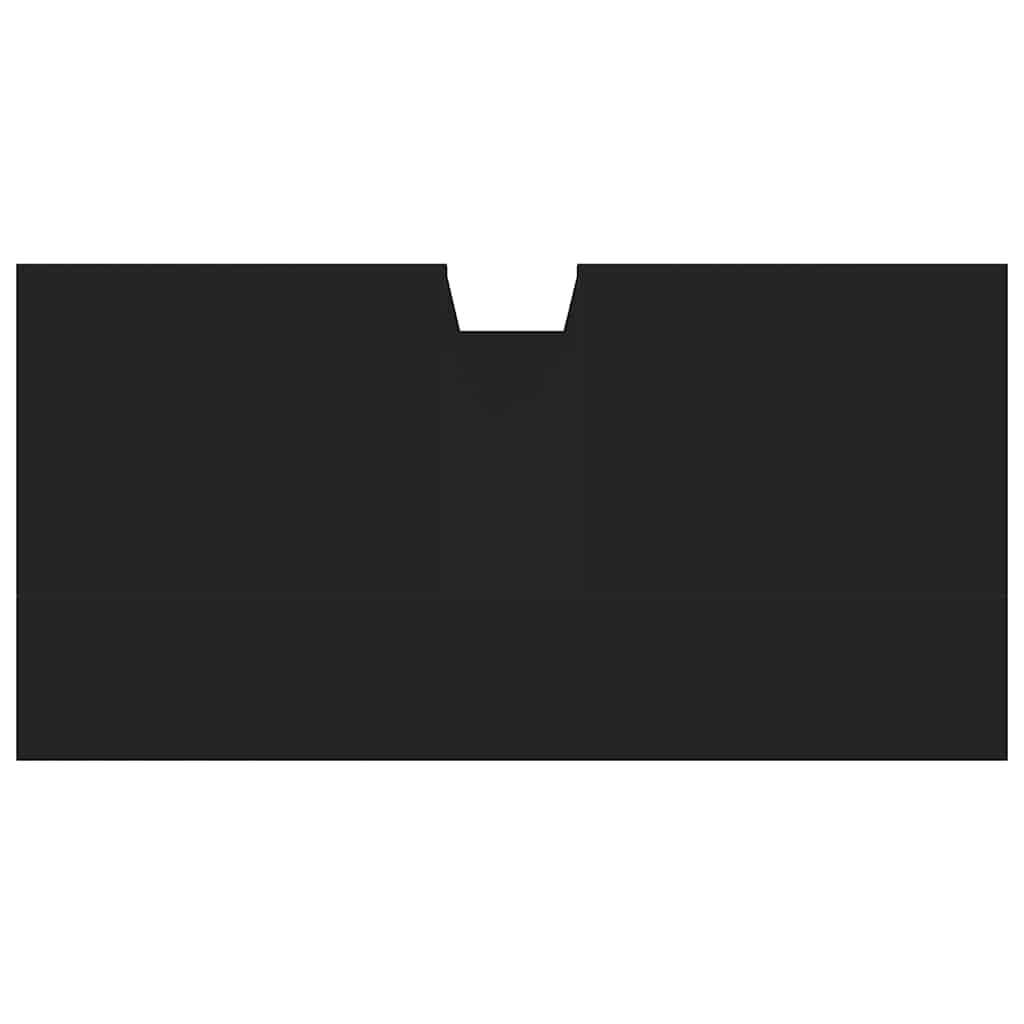 vidaXL Ντουλάπι Νιπτήρα Μπάνιου Μαύρο 60x30x60 εκ. Επεξεργασμένο Ξύλο