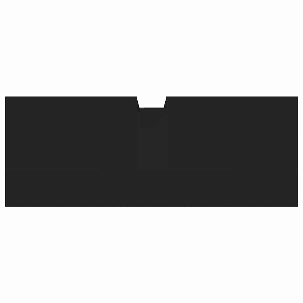 vidaXL Ντουλάπι Νιπτήρα Μπάνιου Μαύρο 80x30x60 εκ. Επεξεργασμένο Ξύλο