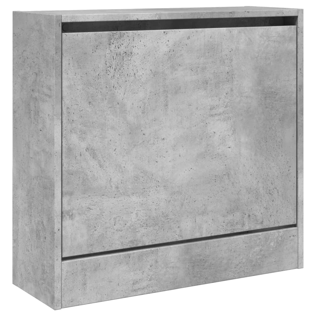 vidaXL Παπουτσοθήκη Γκρι Σκυροδέματος 60x21x57 εκ. Επεξεργασμένο Ξύλο