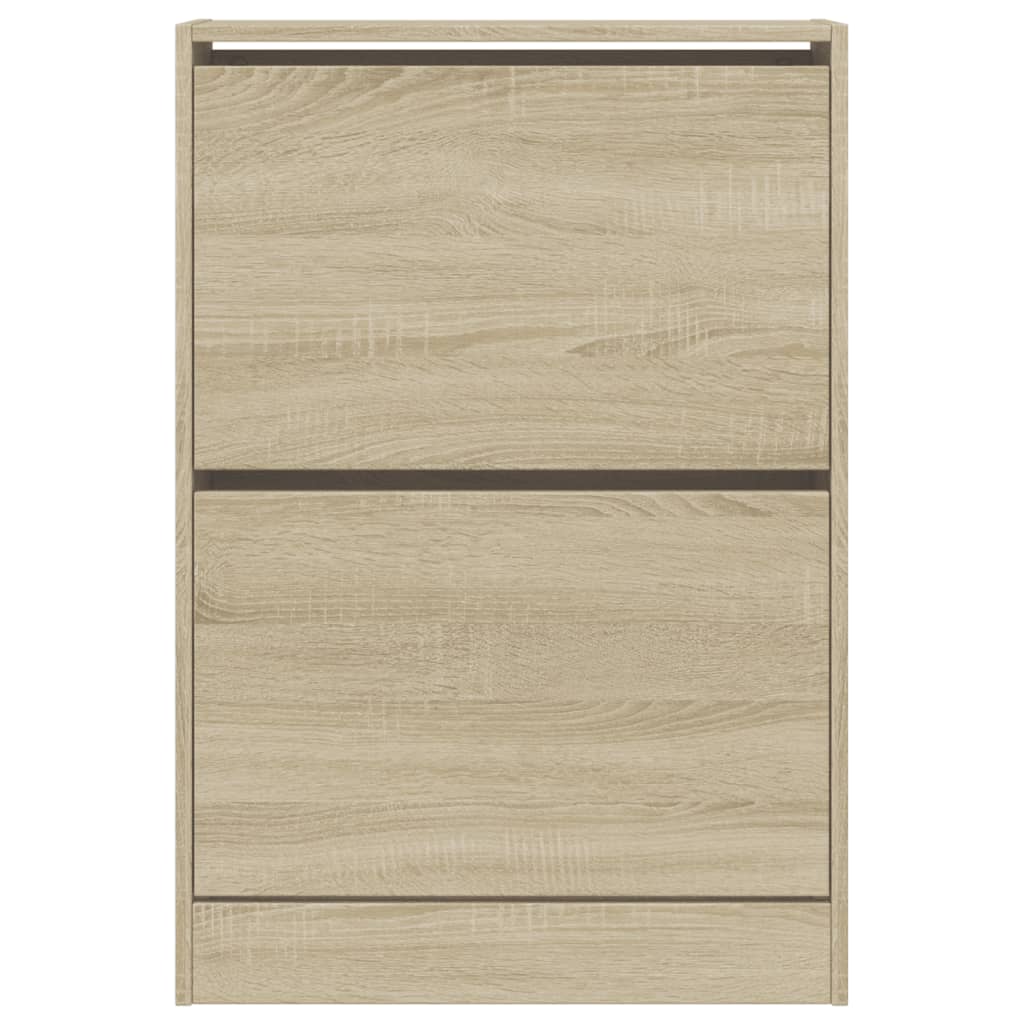 vidaXL Παπουτσοθήκη Sonoma Δρυς 60x21x87,5 εκ. από Επεξεργασμένο Ξύλο
