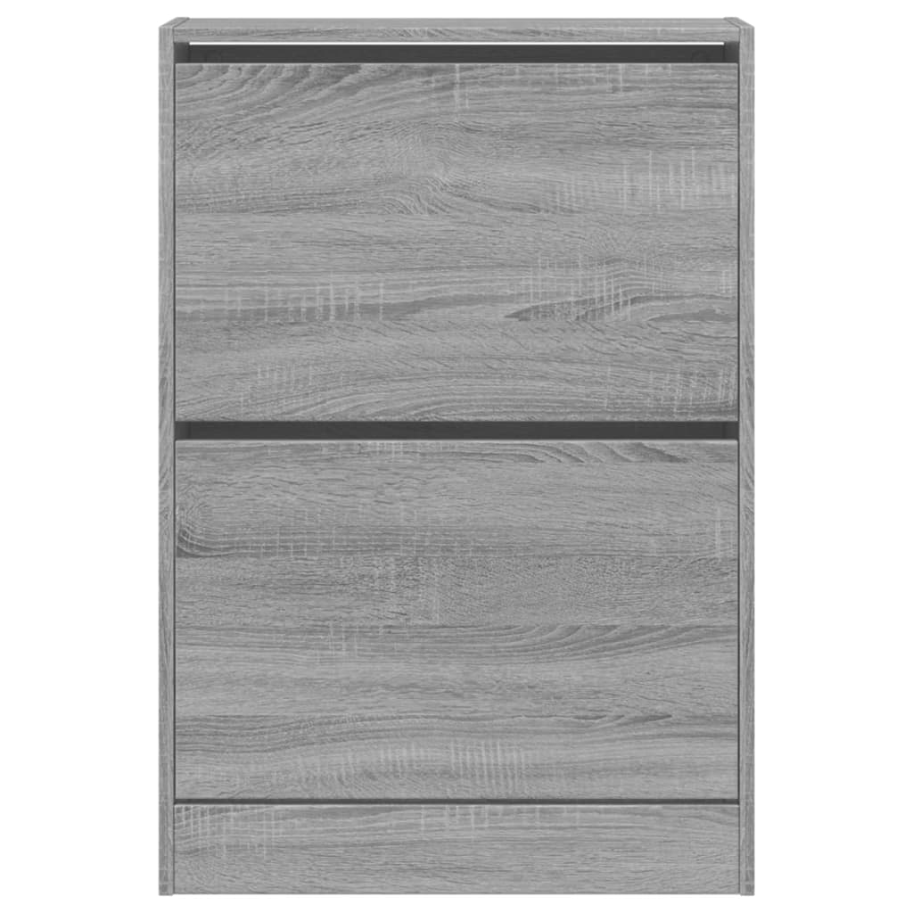 vidaXL Παπουτσοθήκη Γκρι Sonoma 60x21x87,5 εκ. από Επεξεργ. Ξύλο